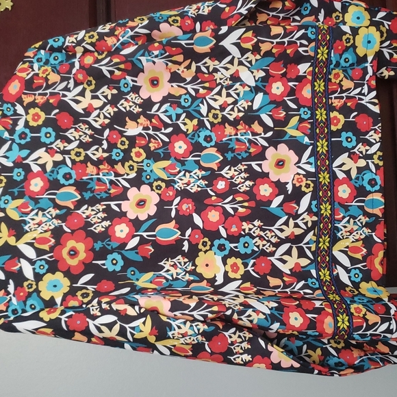 Colorful flower patterned jacket size M - Picture 5 of 7